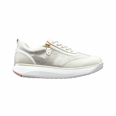 Beige White Women's Joya Laura Sneakers | 109OFAQBK