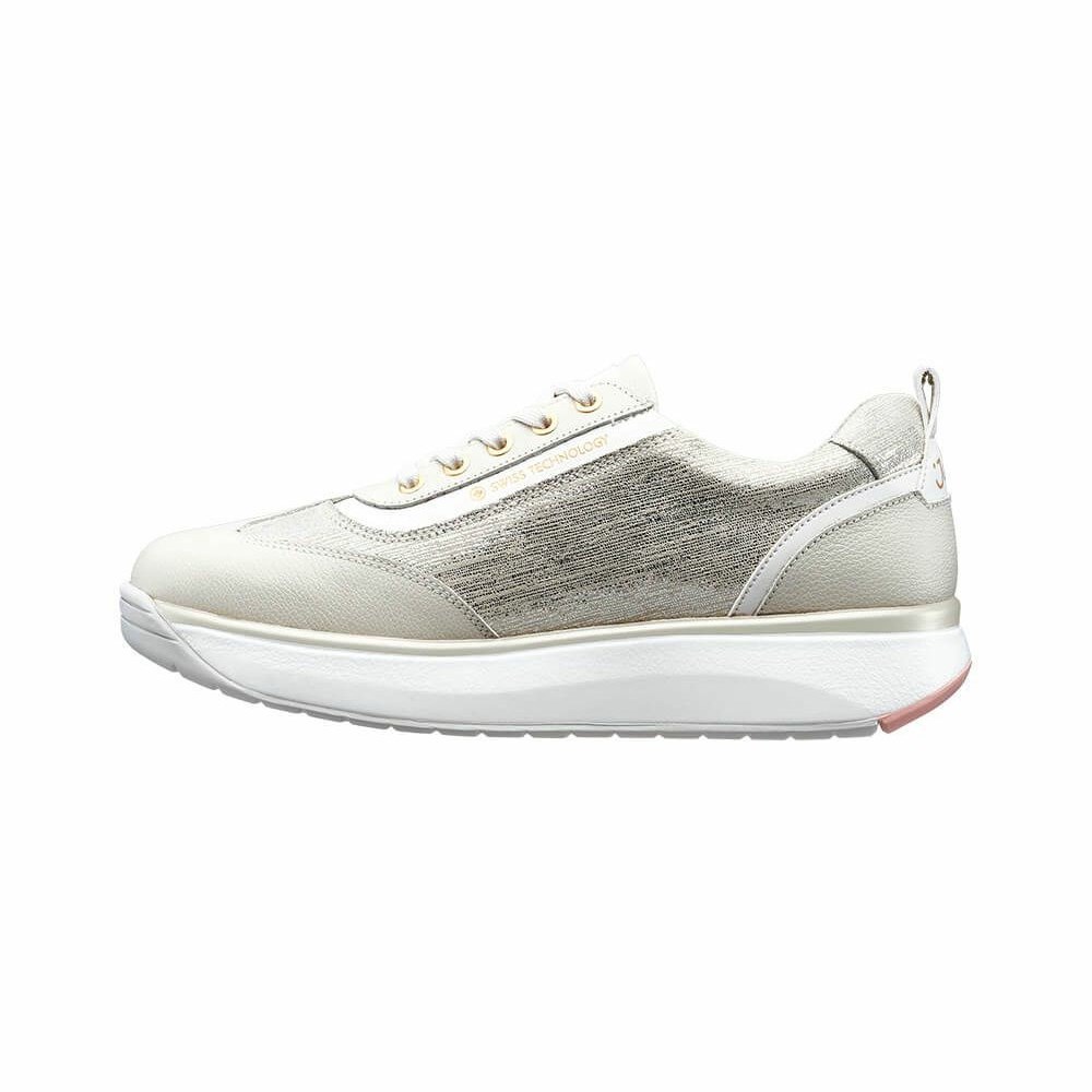 Beige White Women's Joya Laura Sneakers | 109OFAQBK