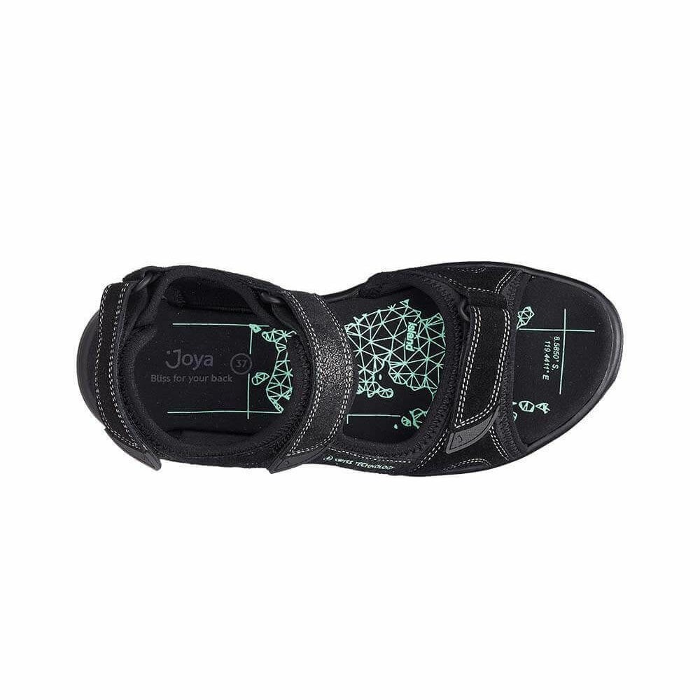 Black Women's Joya Komodo Sandals | 495AXYTJD